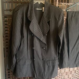 Sag Harbor Charcoal Pinstripe Jacket